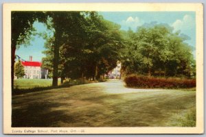 Postcard Port Hope Ontario c1930s Trinity College School Northumberland County