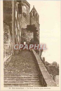 Postcard Old Rocamadour The Holy Stairs (216 steps)