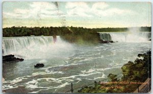 M-2768 General View of Falls from Canada Niagara Falls