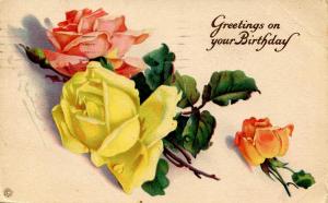 Greeting - Birthday.   Artist: Catherine Klein