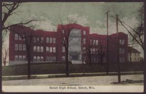 Beloit High School,Beloit,WI Postcard