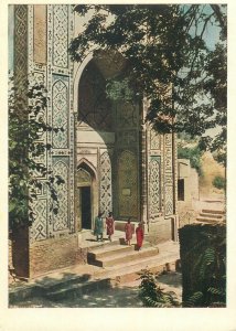 Postcard Uzbekistan Samarkand Shah Zindeh portal entrance