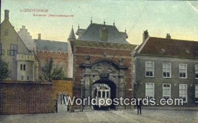 Binnenhof, Stadhouderspoort Gravenhage Netherlands Unused 