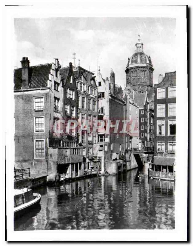 Postcard Modern Amsterdam T Kolkje the oldest quarter of the city