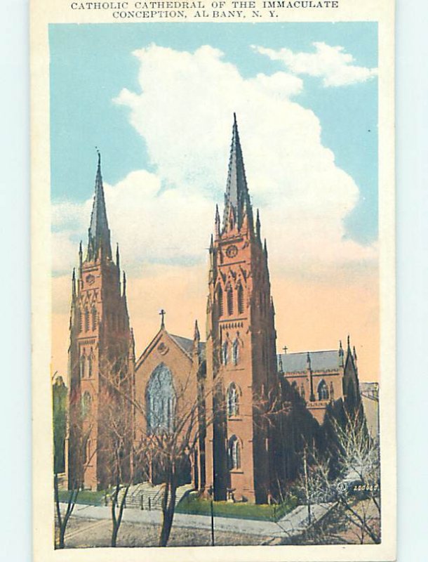 W-border CHURCH SCENE Albany New York NY AD1233