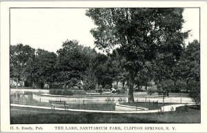 Postcard NATURE SCENE Clifton Springs New York NY AJ2139