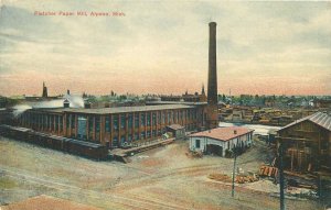 Postcard Michigan Alpena Fletcher Paper Mill occupation 23-10182