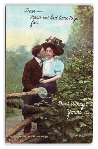 Dear---Have Not Had Time To Go Far Don't Worry Yours Romantic c1908 Postcard