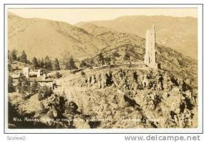 Real Photo: Will Rogers Shrine Of Sun,Cheyenne Mt, Colorado,1920-40s