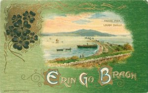 Ireland St Patrick's Day Lough Swilly artist impression Postcard 22-3468