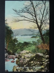 Cumbria DERWENTWATER & SKIDDAW - Old Postcard by B.B. No.A32