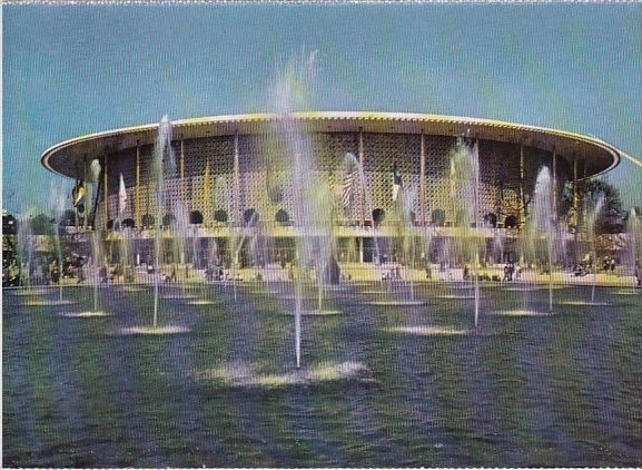 Belgium Brussells The Pavilion Of U S A  Exposition Universelle Intermational...