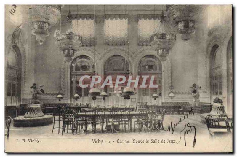 Postcard Old Casino Vichy new playroom