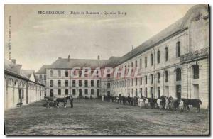 Old Postcard Horse Riding Equestrian Bec Hellouin Depot District dates back B...