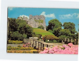 Postcard Oystermouth Castle, Mumbles, Wales