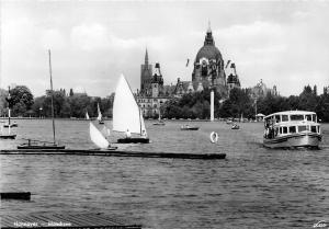 BG1721 hannover maschsee ship bateaux   CPSM 14x9.5cm  germany