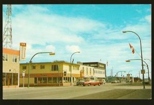 Canada 1970's Downtown Yellowknife NWT Postcard /
