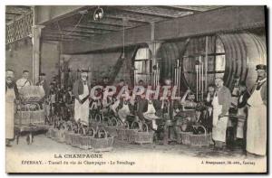 Old Postcard Folklore Wine Vintage Champagne Epernay Champagne Labor vinde Cl...