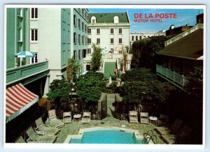 NEW ORLEANS, Louisiana LA ~ Roadside DE LA POSTE MOTOR HOTEL 4x6 Postcard