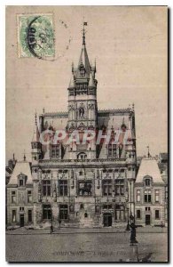 Old Postcard The Compiegne Hotel de Ville