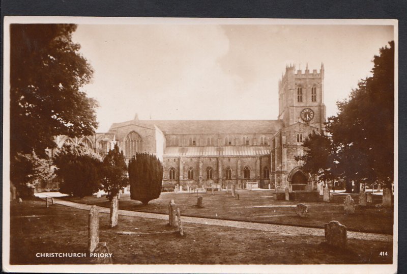 Dorset Postcard - Christchurch Priory  A5753