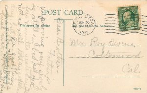 c1910 Postcard Montgomery Ward Store, Main Street, Red Bluff CA Tehama County