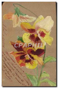 Old Postcard Fancy (drawing hand) Flowers