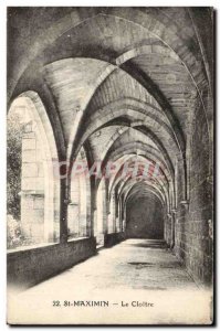 St Maximin Old Postcard The Cloister