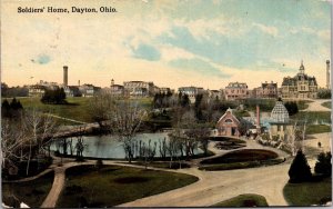 Postcard Soldiers' Home in Dayton, Ohio