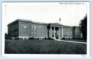 PRINCETON, Kentucky KY ~ BUTLER HIGH SCHOOL c1920s Caldwell County Postcard