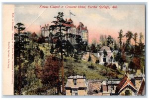 Eureka Springs Arkansas AR Postcard Kerens Chapel Crescent Hotel c1910 Antique