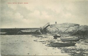 Postcard 1911 Massachusetts Minot Well Rock Dickerman #36010 23-11929