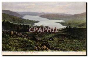 Old Postcard Coniston Water From High Cross