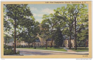 Exterior, First Presbyterian Church,Spartanburg,South Carolina,30-40s