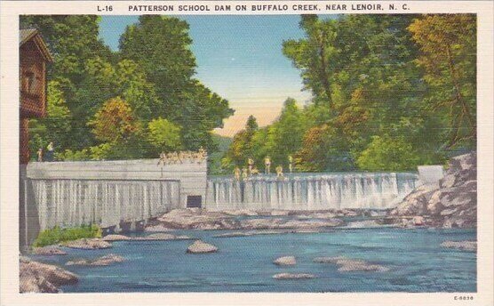 Patterson School Dam On Buffalo Creek Lenoir North Carolina