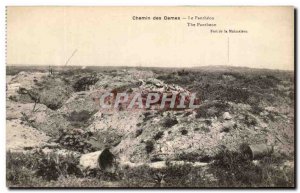 Old Postcard Chemin des Dames The pantheon Army