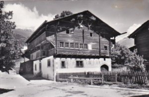 Switzerland Tellenhaus In Ernen 1965 Photo