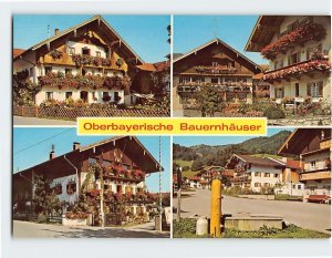 Postcard Oberbayerische Bauernhäuser, Germany