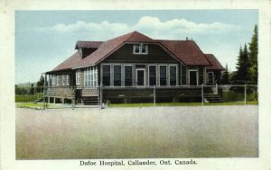 canada, CALLANDER, Ontario, Dafoe Hospital (1939) Postcard