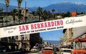 San Bernardino, CA Large Letter Town Unused 