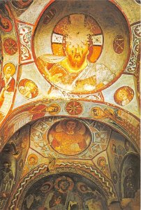 Lot345 goreme internal frescos of the elmali church posctard art  turkey