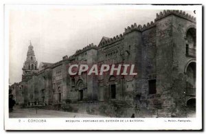 Old Postcard Cordoba Mezquita Portadas Del Exterior De la Catedral
