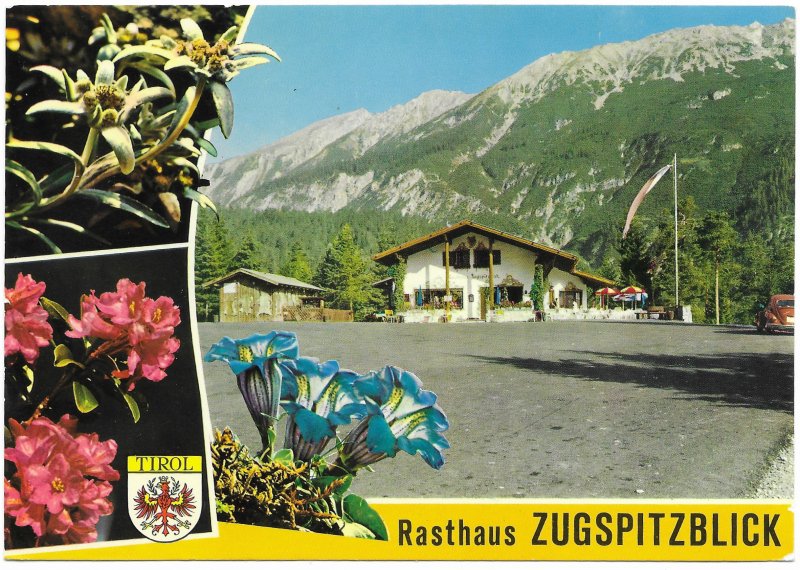 Austria. Zugspitzblick. Stamped Italy.