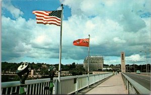 New York Niagara Falls Entering Canada Via The Rainbow Bridge