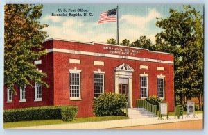 Roanoke Rapids North Carolina NC Postcard United States Post Office Building