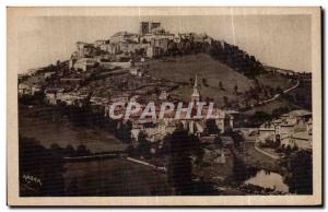 Postcard Old Saint Flour General view