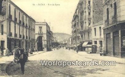 Rue de Lyon Alger Algeria, Africa, Unused 