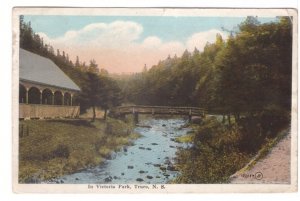 In Victoria Park, Truro, Nova Scotia, Canada, Vintage Postcard