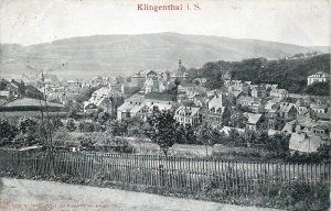 Germany Klingenthal partial view panorama 1908