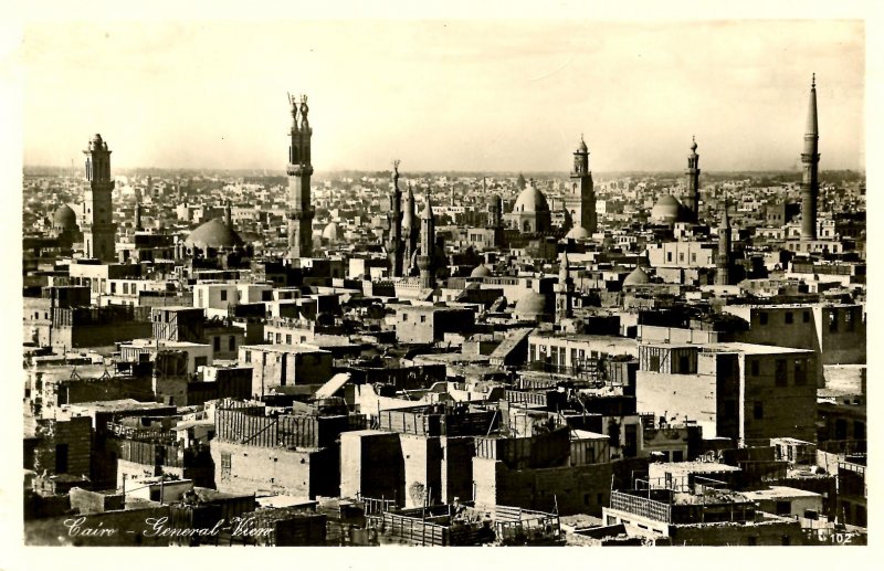 Egypt - Cairo.  General View *RPPC  